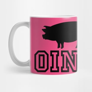 Oink (Black) Mug